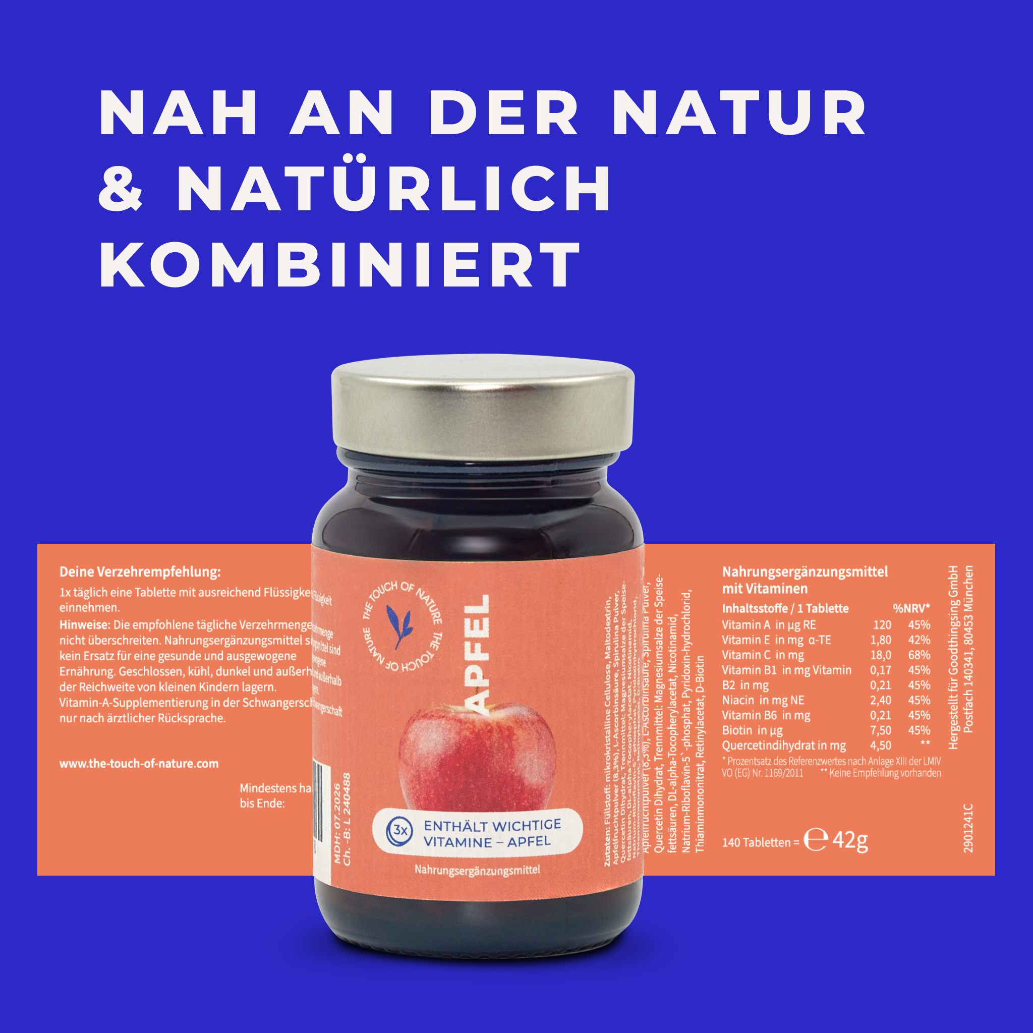 The Touch of Nature Apfel Inhaltsstoffe
