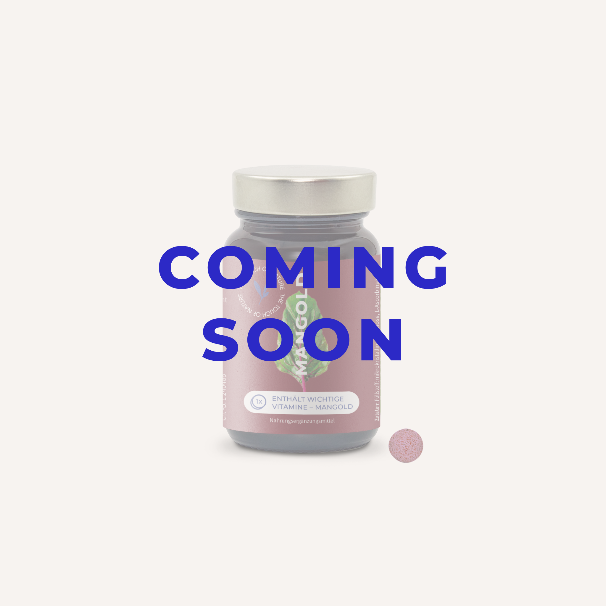 TTON Mangold Nahrungsergaenzungsmittel Coming Soon