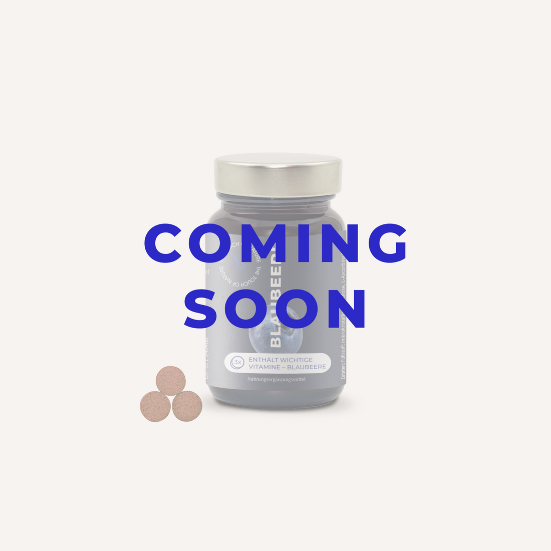 TTON Blaubeere Nahrungsergaenzungsmittel coming soon